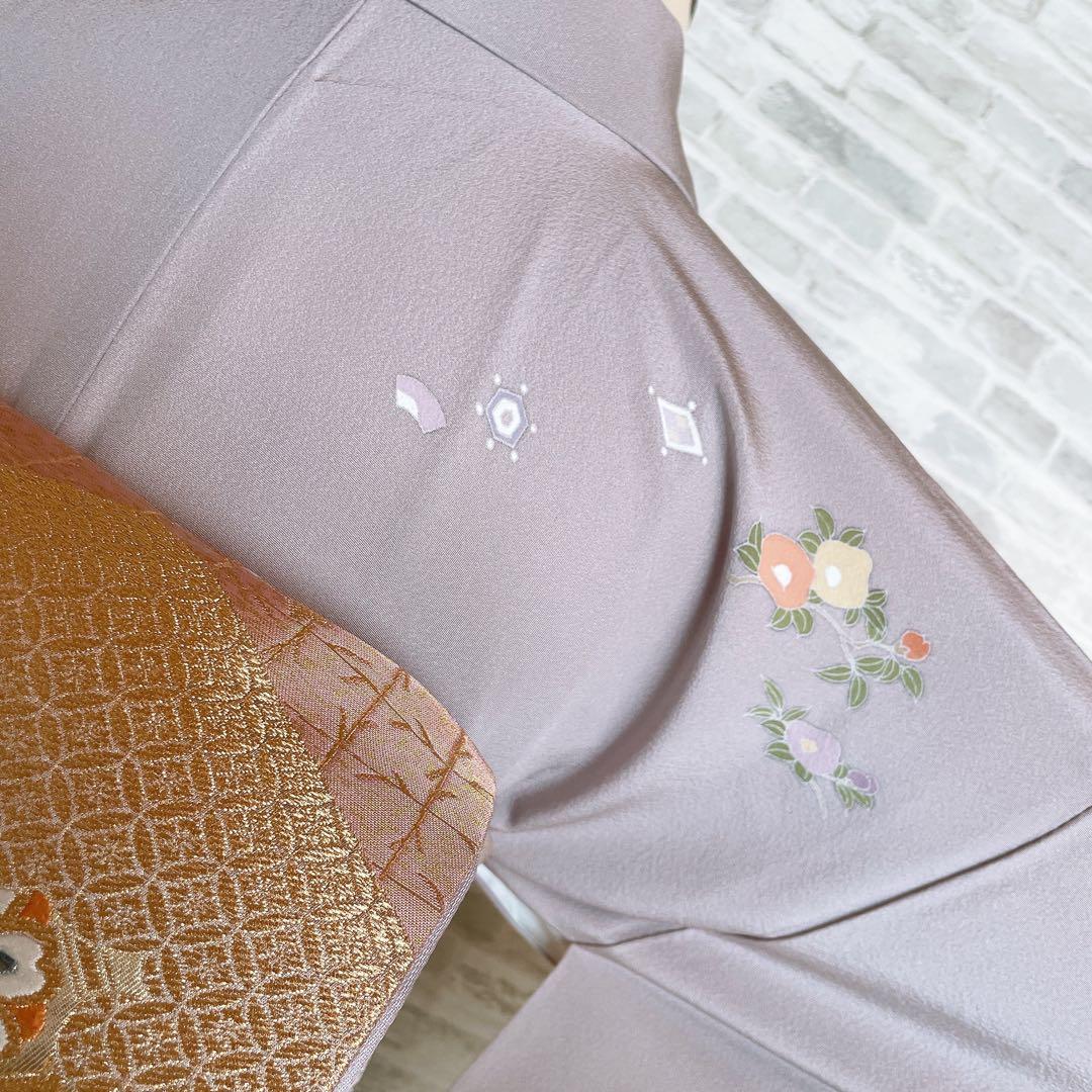 訪問着　フルセット　短冊　金彩加工　入学式　卒業式　着物　I5