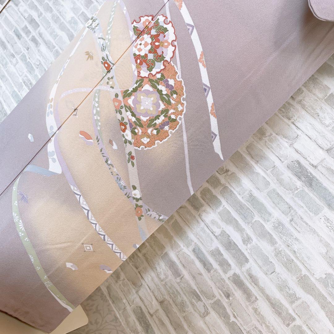 訪問着　フルセット　短冊　金彩加工　入学式　卒業式　着物　I5