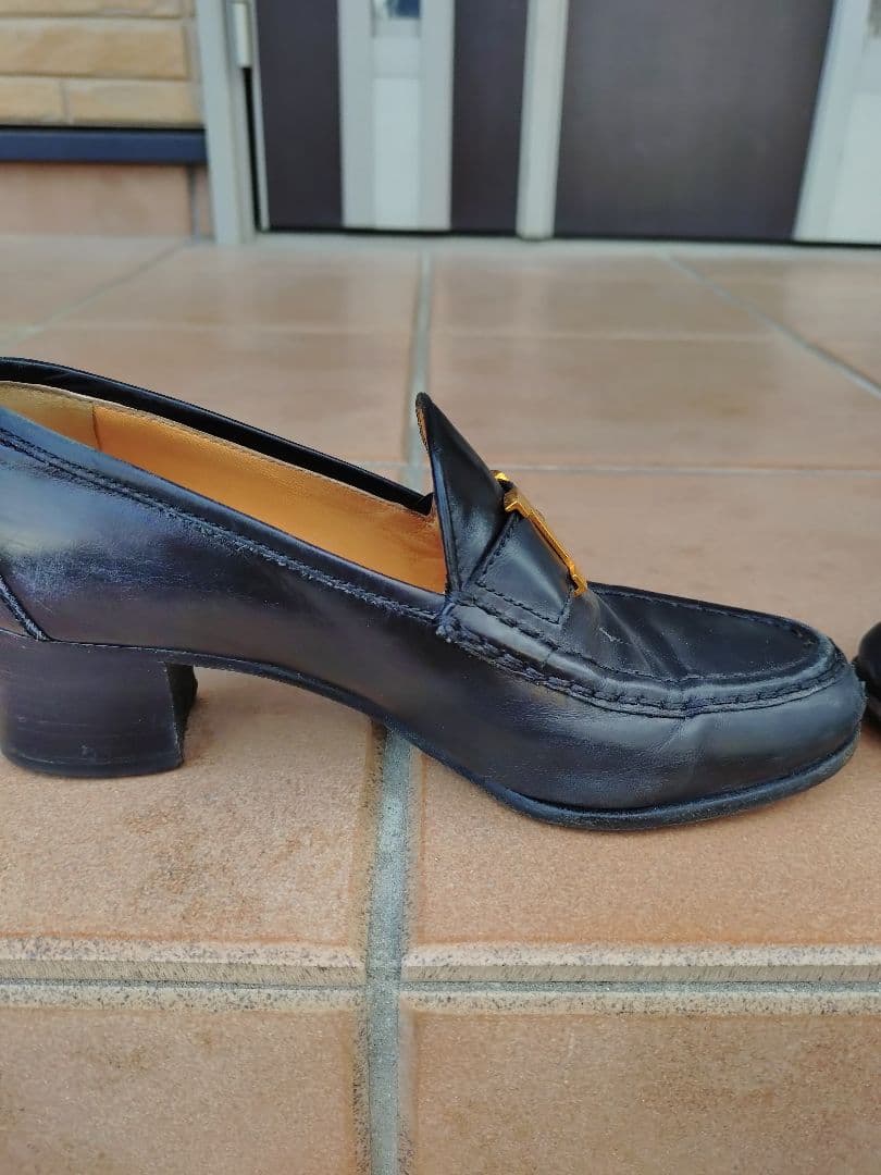 エルメス ブラック ローファー 35.5