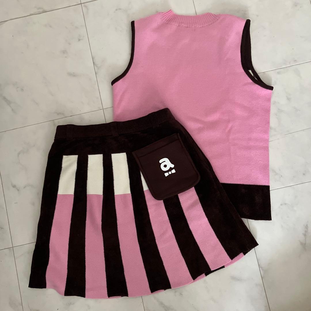 archivio ストライプ セットアップ　ニット　36