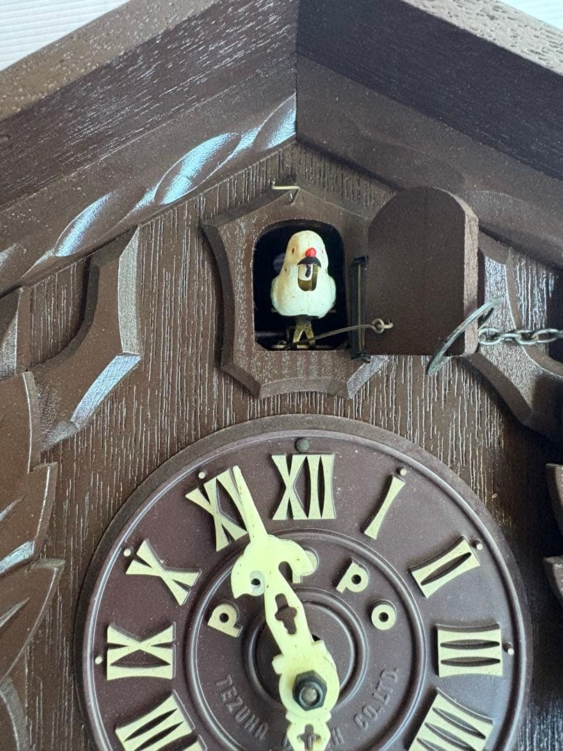 POPPO 手塚時計製鳩時計 振り子時計 掛時計 柱時計 時計 壁飾り