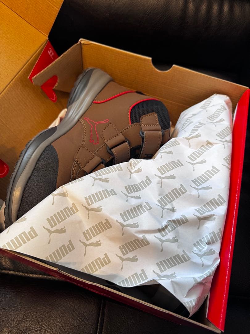 PUMA Rapid Brown Mid VLCR 安全靴 26.5