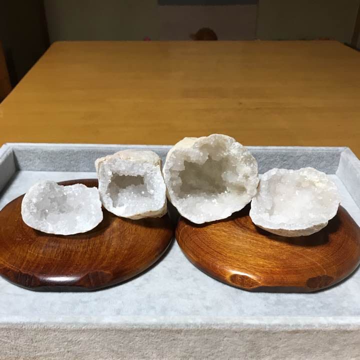 ④★新春お試し二石★計506g【０浄化✴︎チャージ浄化✴︎ジオード『晶洞』】♡