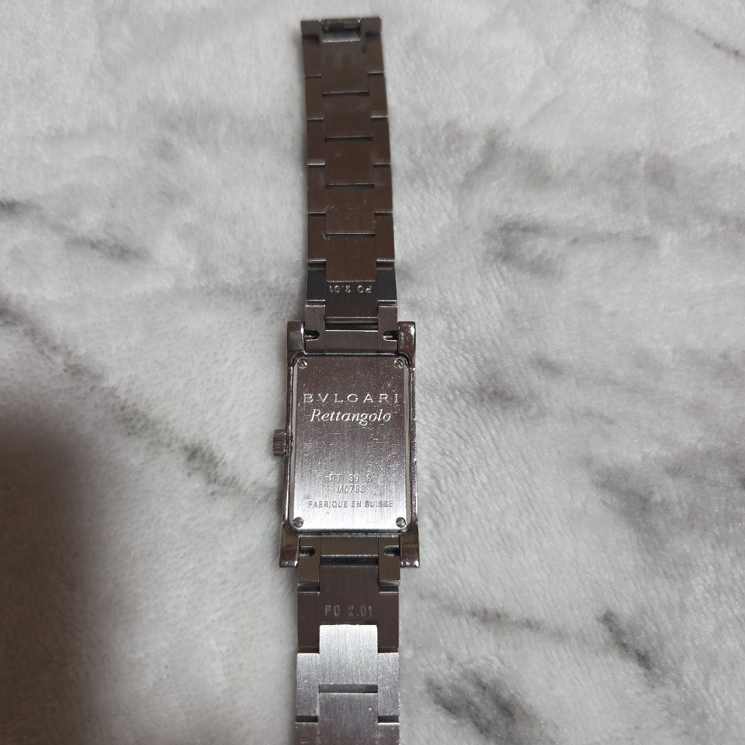 値下げ　BVLGARI レッタンゴロ　シルバー 時計付属品 箱付き