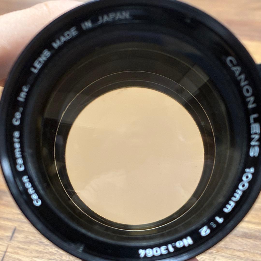 美品　CANON 100mm f/2 レンズ キヤノン　l39