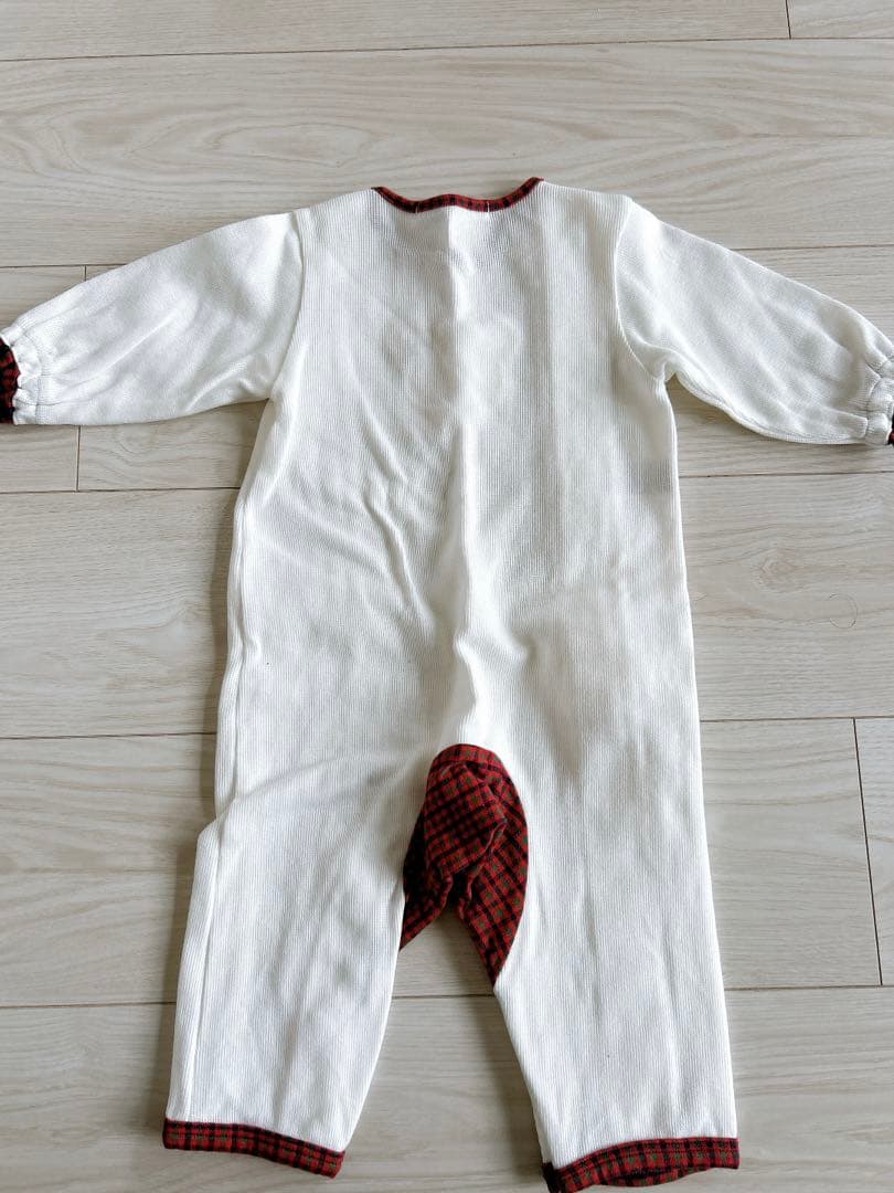 ファミリア　70サイズ　ロンパース　カバーオール