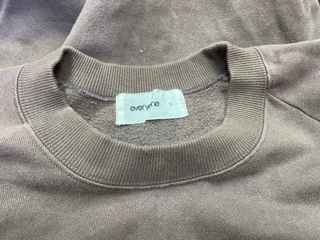 R*N様 everyone エブリワン クルーネック スウェットシャツ ブラウン