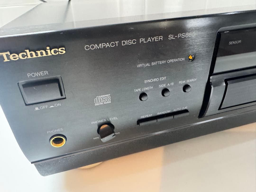 ま*す様 Technics SL-PS860 コンパクトディスクプレーヤー