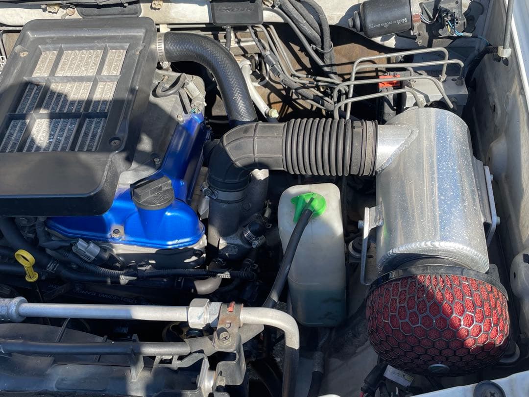 ジムニーJB23 ファイターエンジニアリング製エンジン換装　車検長　タイヤ新しい