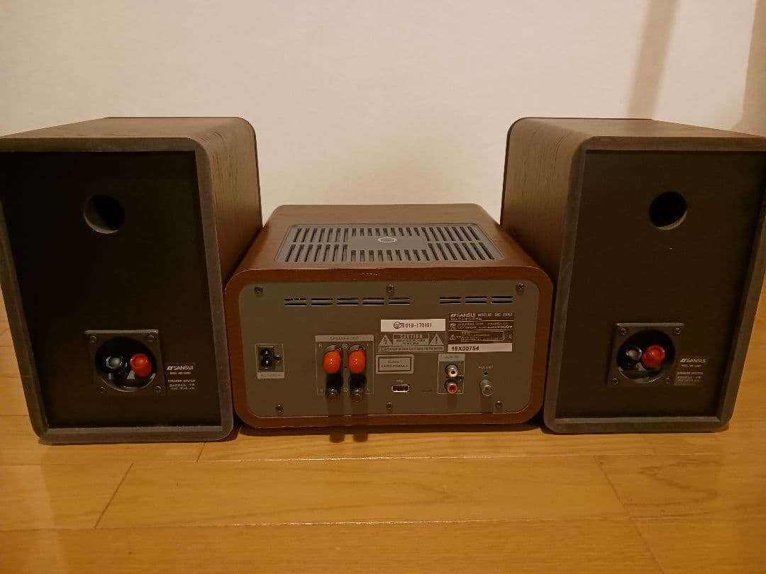 SANSUI 真空管ハイブリッドアンプ搭載CDステレオシステムSMC-300BT
