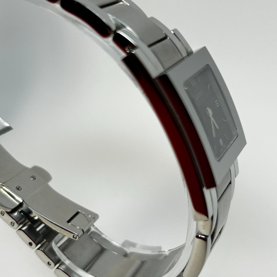 【美品】GUCCI グッチ 7900L ブラック スクエアウォッチ レディース