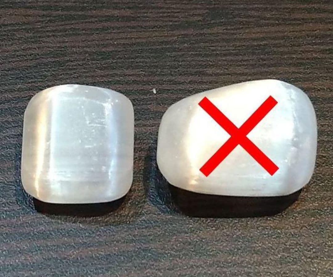 商品の説明必読！∞ 聖母マリアの石♪精神の強力浄化！セレナイト７点セット ∞