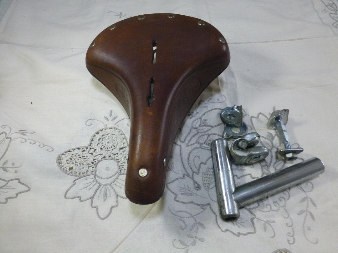 本革サドル(自転車)　能澤製作所（レトロ＆希少）