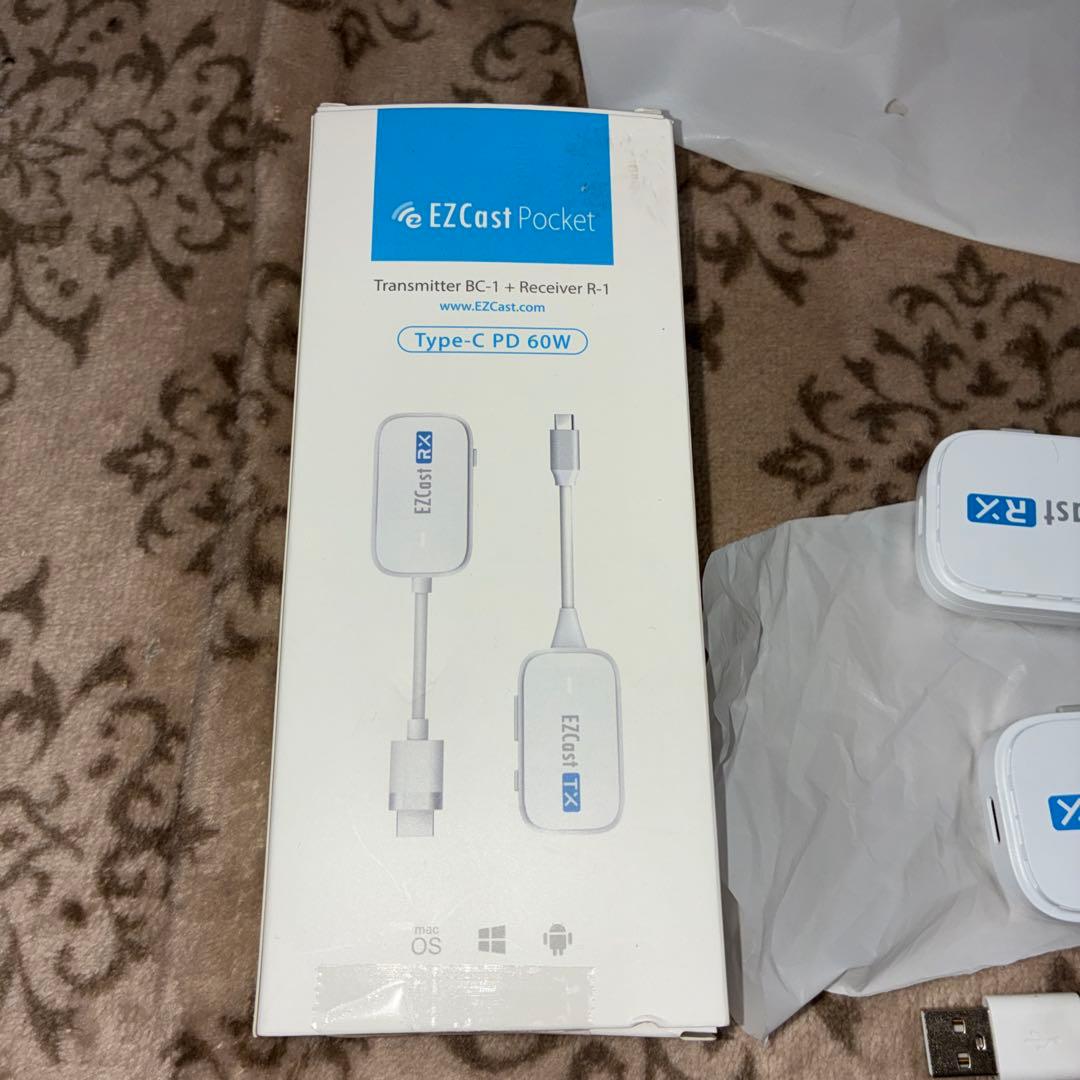 EZCast Pocket ワイヤレス USB type-C to HDMI