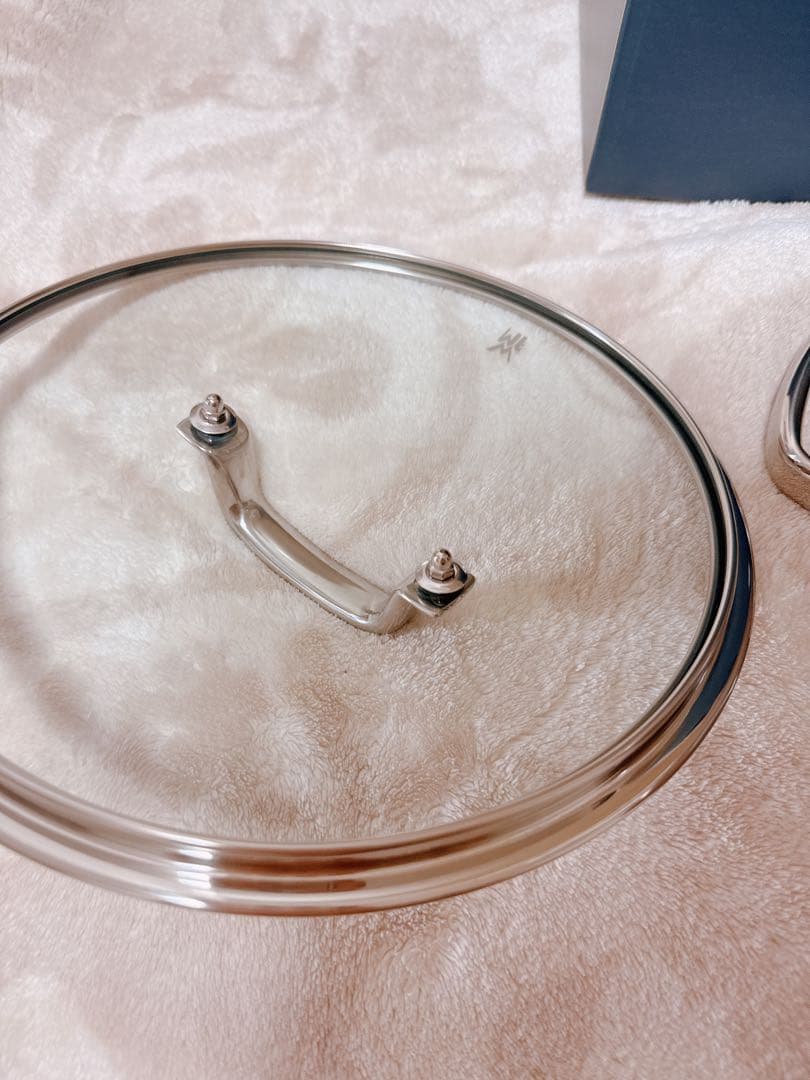 【新品開封済】WMFフュージョンテックミネラルハイキャセロール24ダークブラス