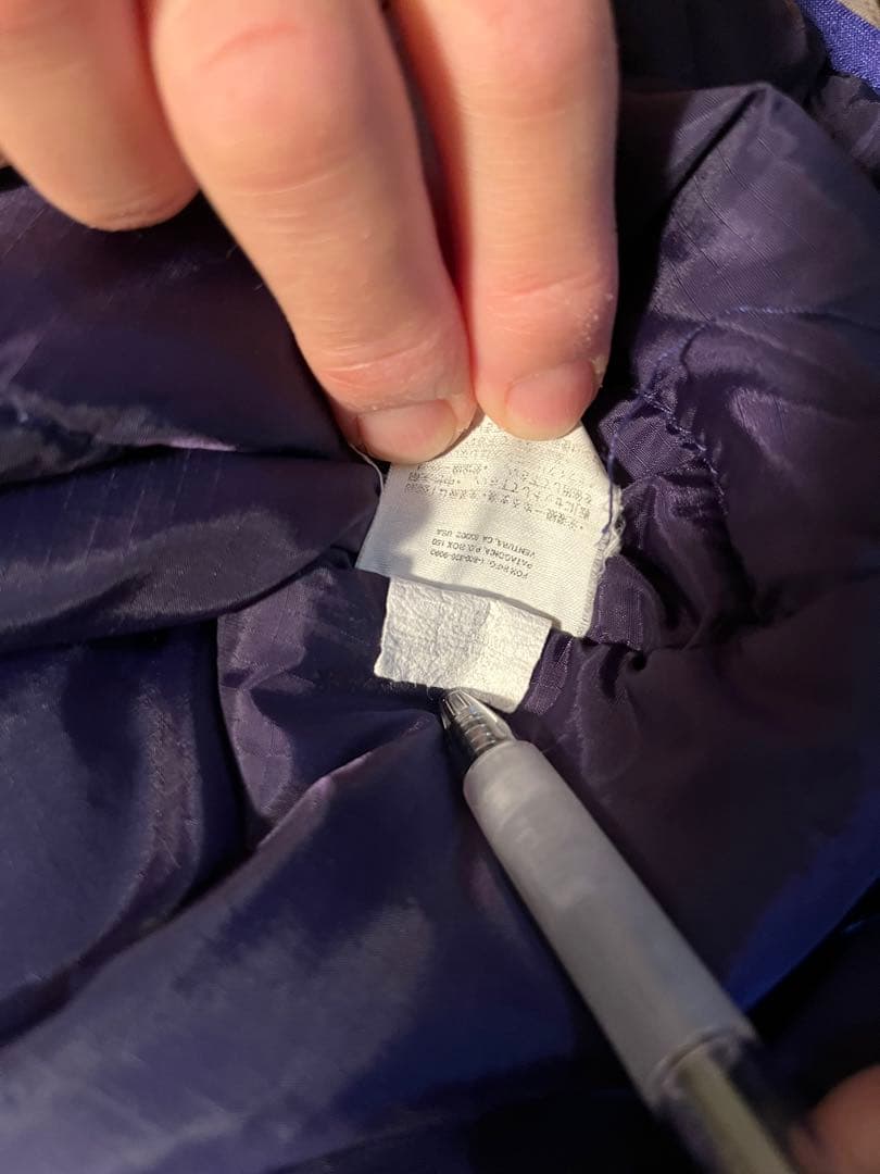 パタゴニア　94年　雪なし初期パフボールプルオーバージャケットUSA製　値下げ中