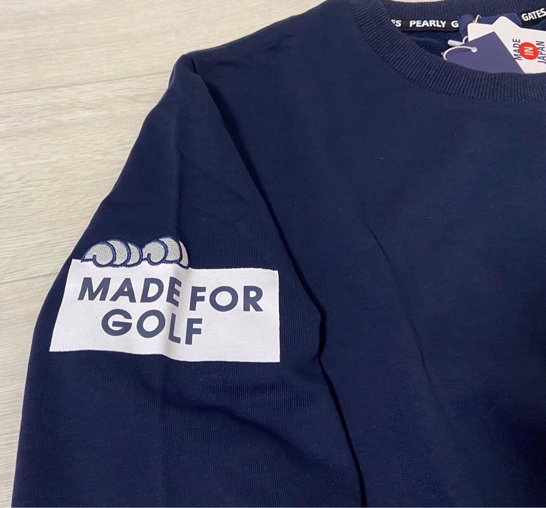 新品 正規品 パーリーゲイツ どうしちゃったPGスウェット 紺 サイズ7 XXL