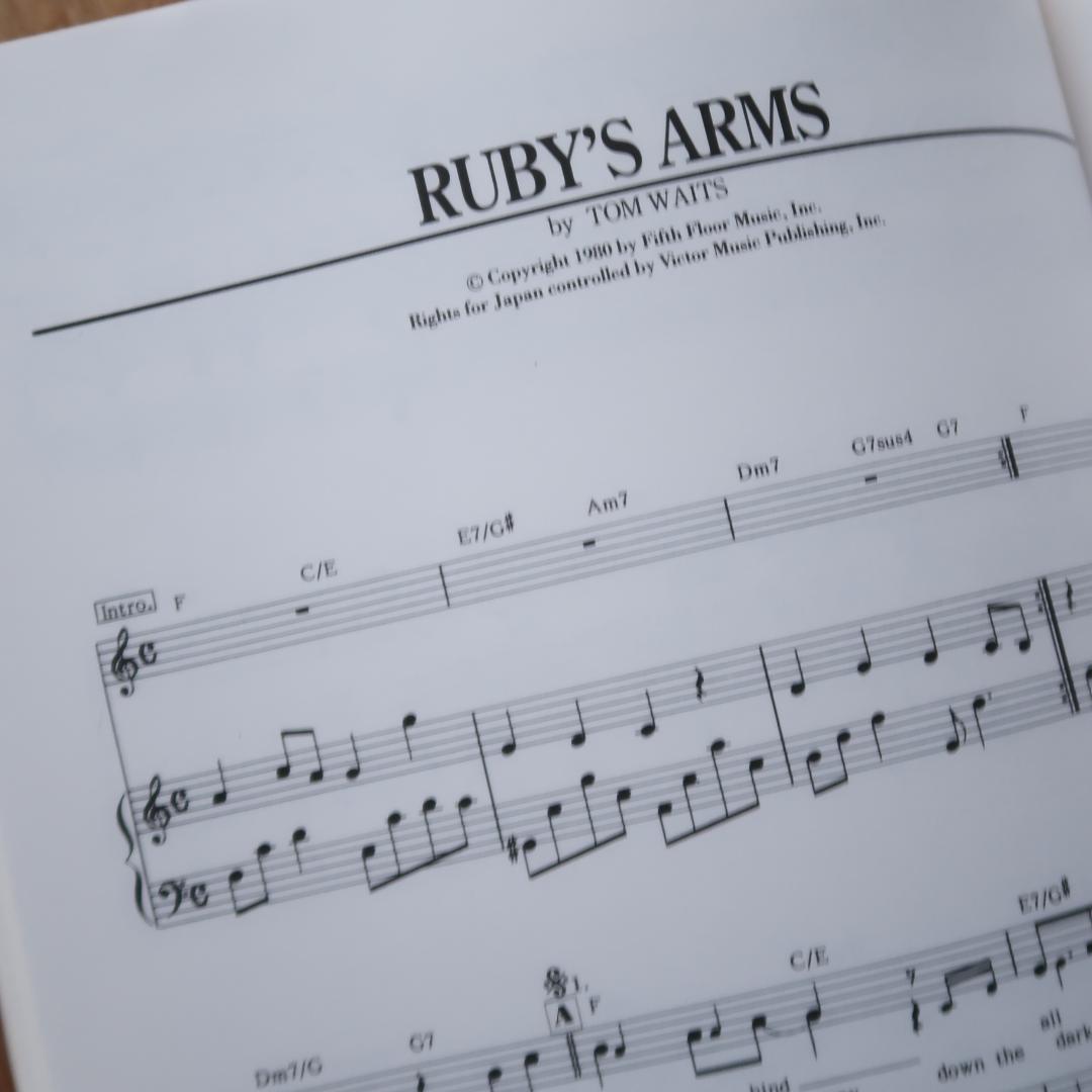 セール！　希少！　ピアノ曲集 ピアノ弾き語り　TOM WAITS トム・ウェイツ