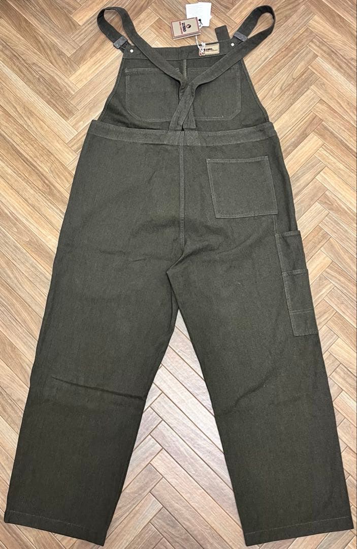 新品　ナイジェルケーボン　ライブロ　ダンガリーコットン　オーバーオール　48
