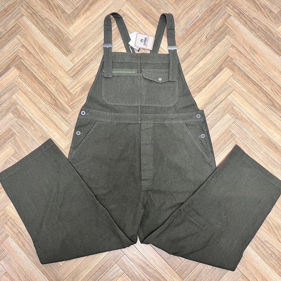 新品　ナイジェルケーボン　ライブロ　ダンガリーコットン　オーバーオール　48