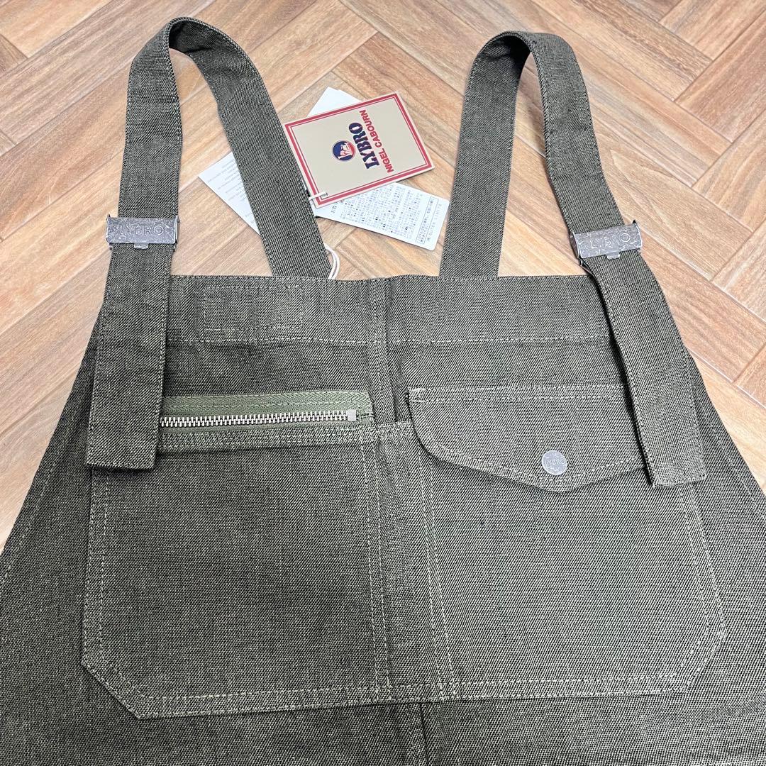 新品　ナイジェルケーボン　ライブロ　ダンガリーコットン　オーバーオール　48