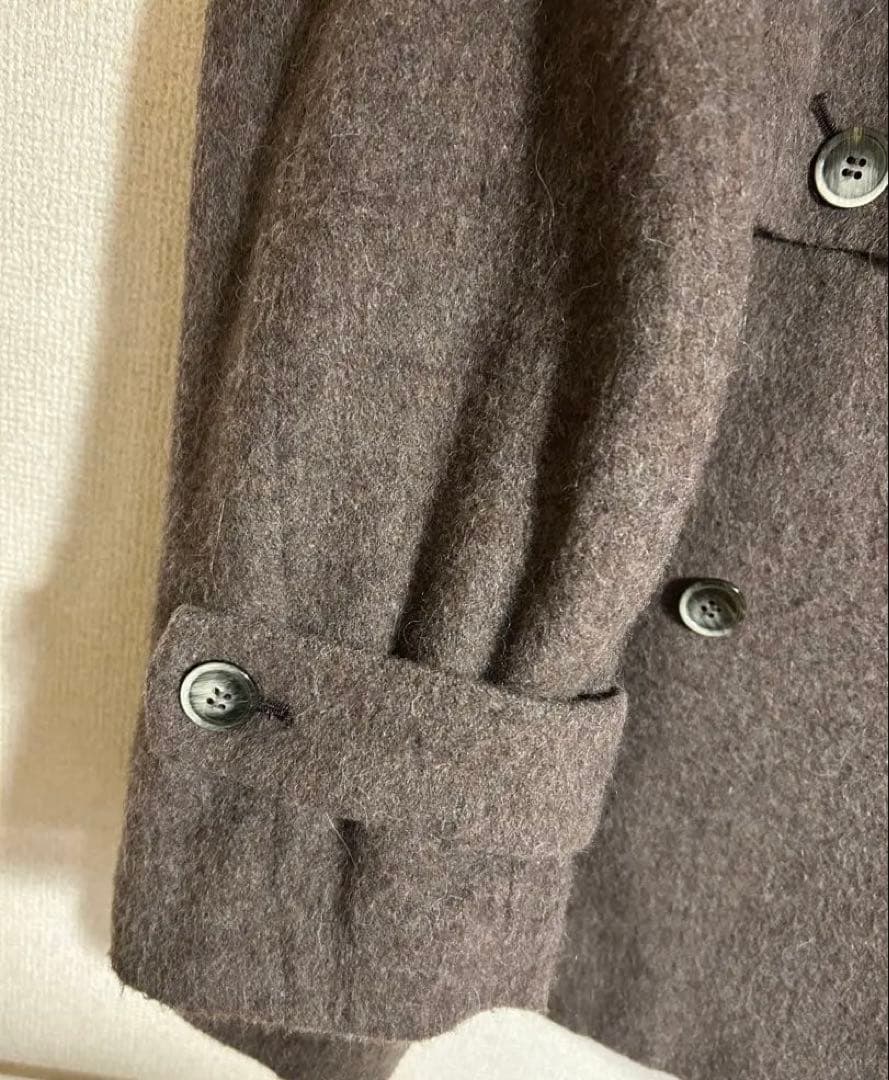 ココディール ショートトレンチコート ウール アルパカ