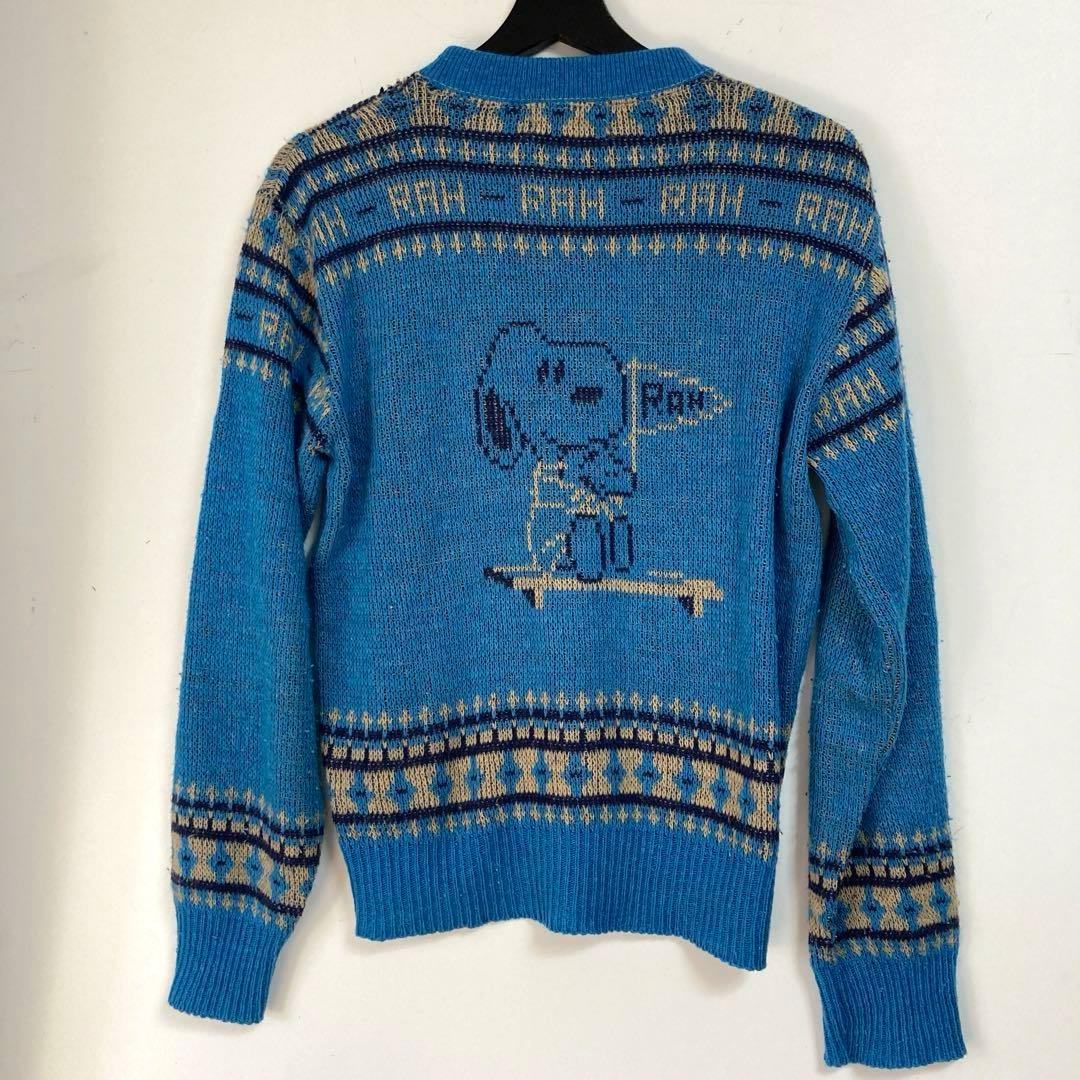 トップス vintage 70s arrow snoopy sweater eq