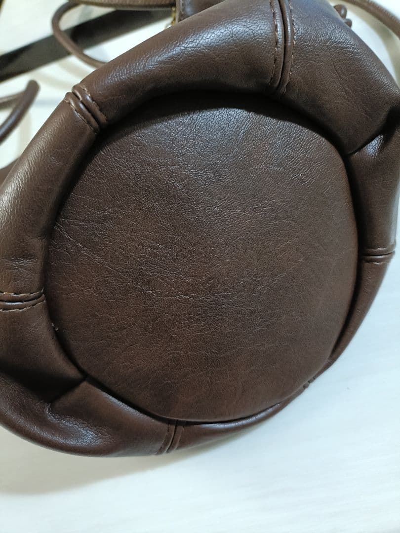 新品　Agnes bロゴ ブラウン　ショルダーバック　アニエス・ベー