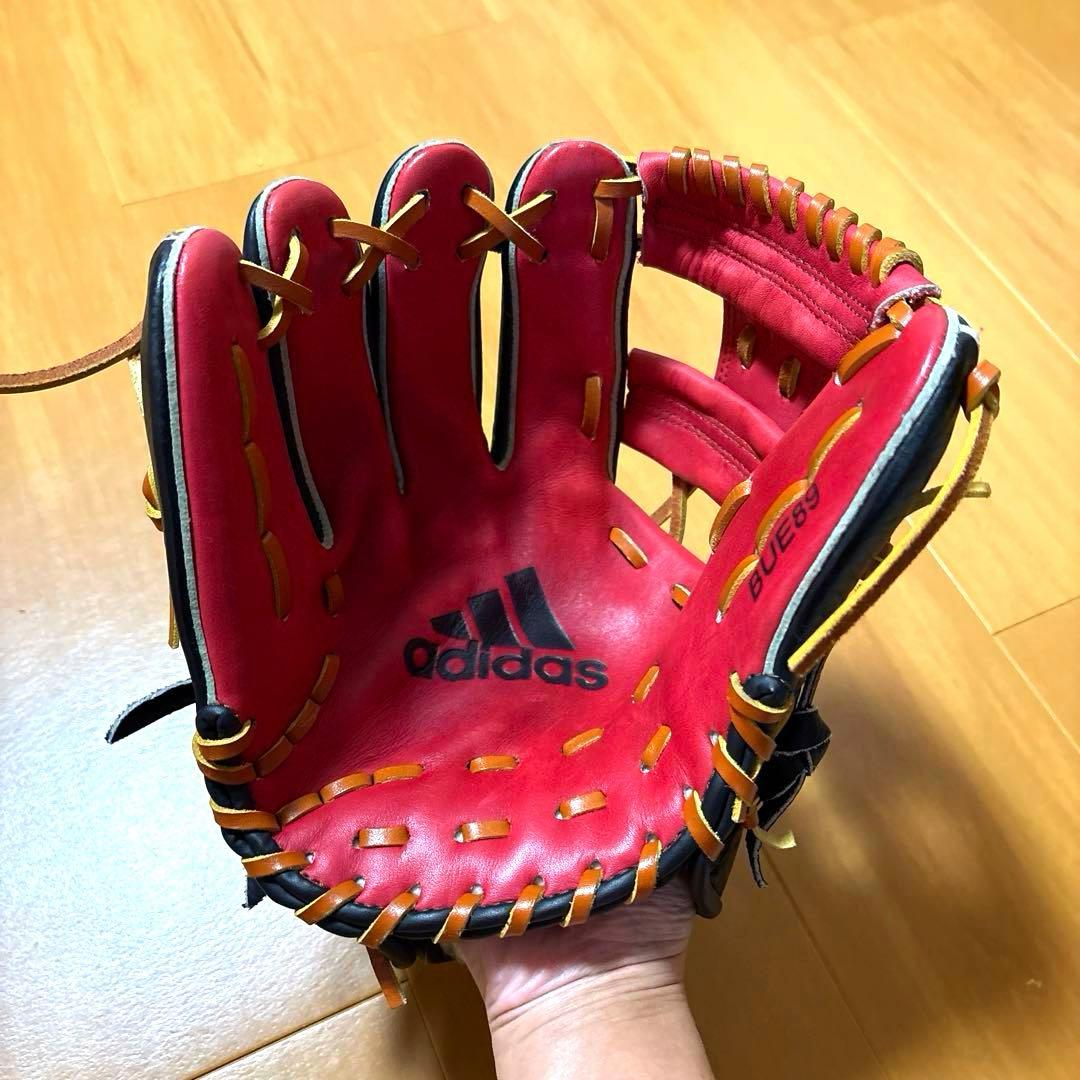 最終値下げ　野球グローブ　アディダス　adidas 左投げ　内野用グラブ