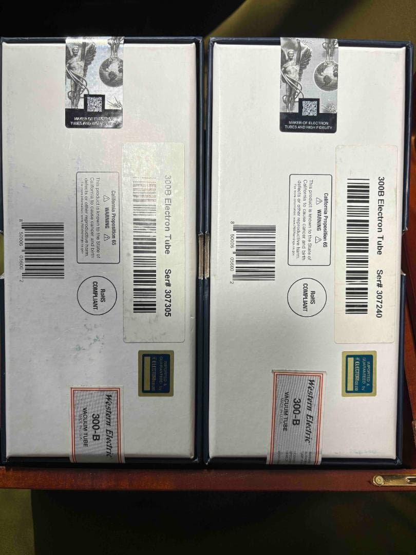 【完全未開封・5年保証可】Western Electric 300B ペア