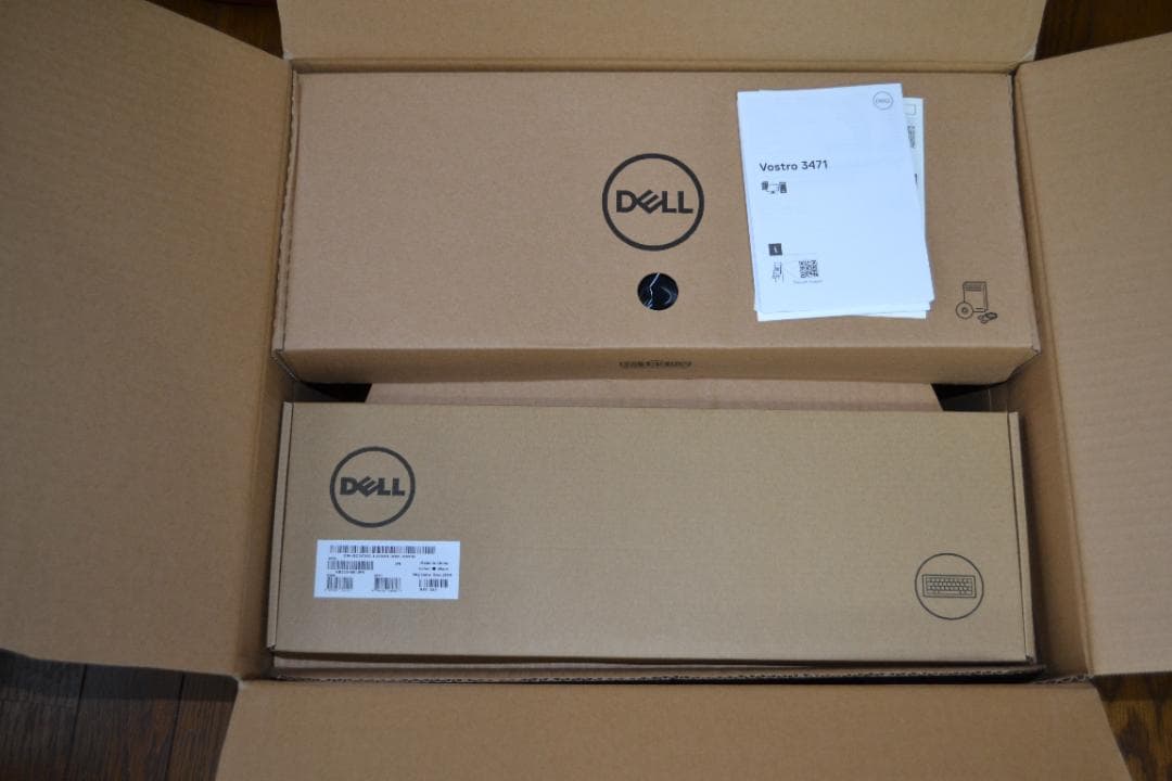 Dell vostro3471新品をSSD改造Win11,Office 2021