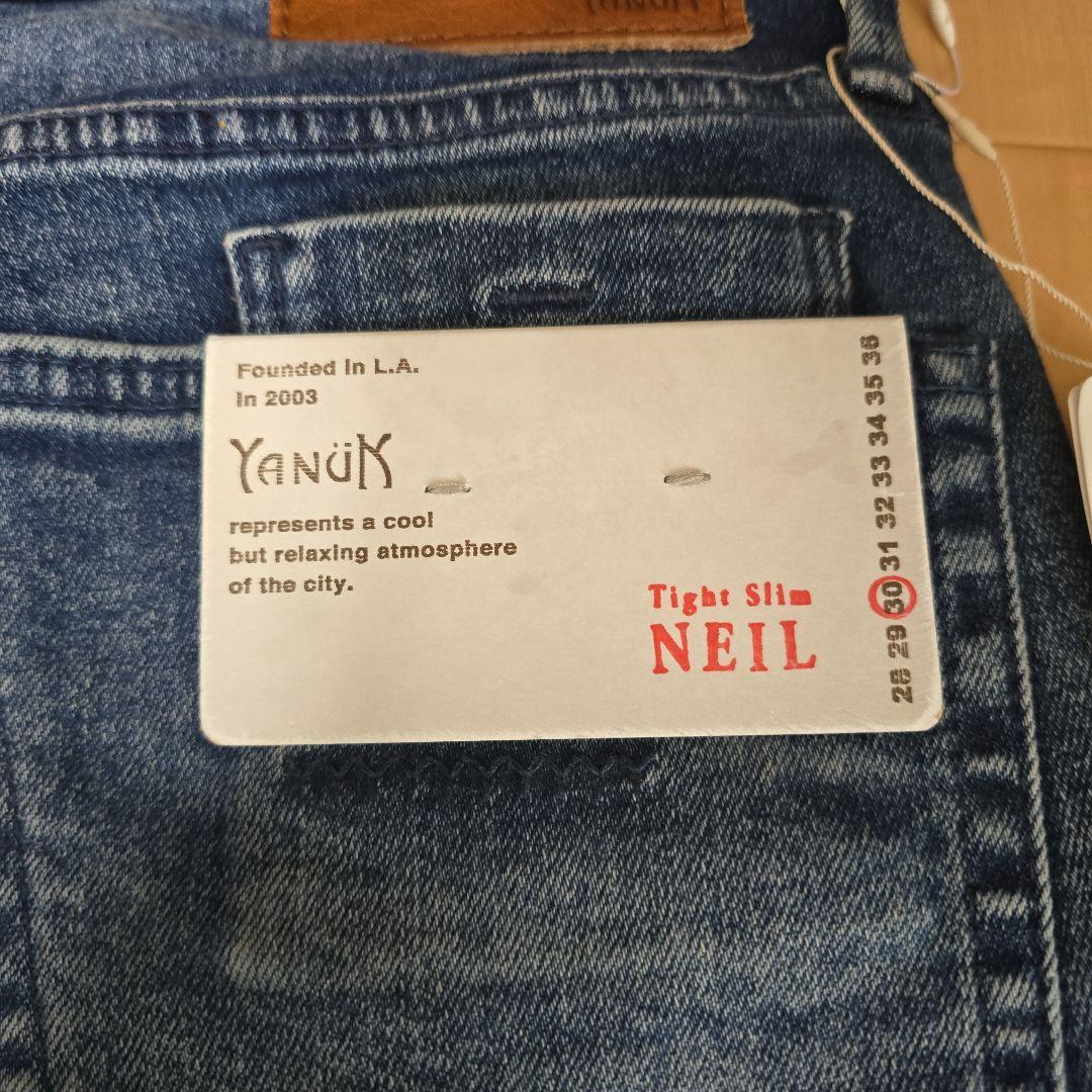 【新品】YANUK ヤヌーク　30インチ　NEIL ニール　ジーンズ　デニム