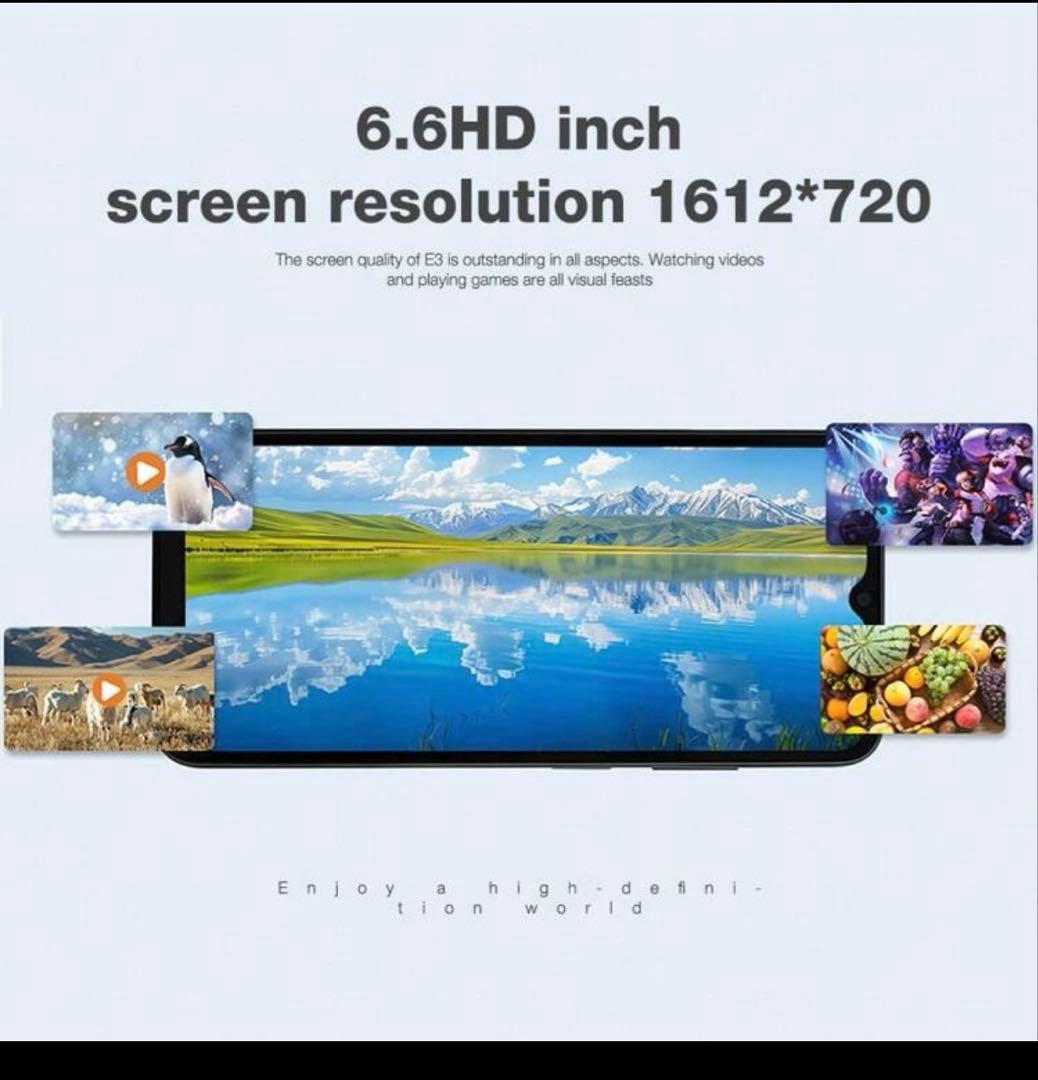 Redbeat E3 Android スマートフォン 12+256GB ブルー