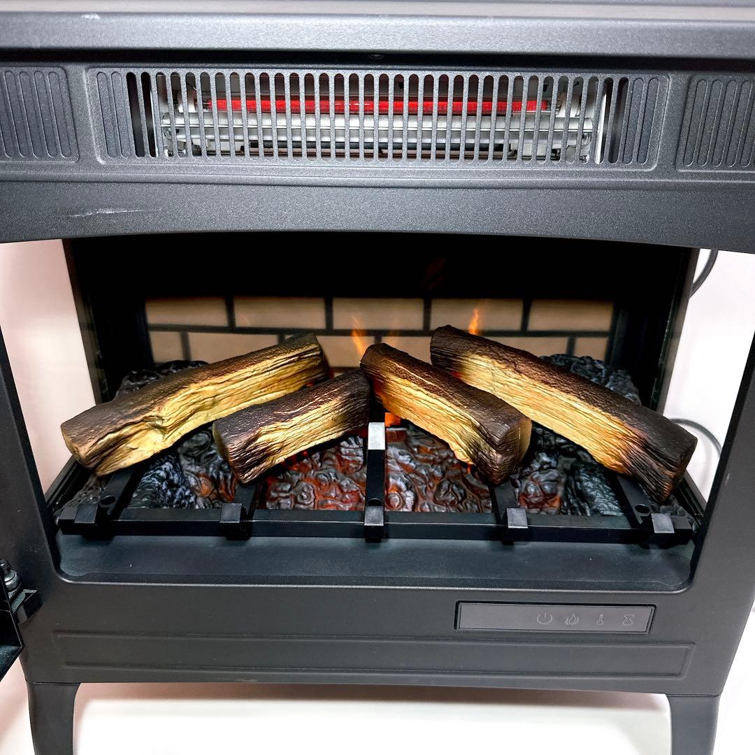 QVC 暖炉型ヒーター DFI-5010-01 速暖 デュラフレーム 送料無料