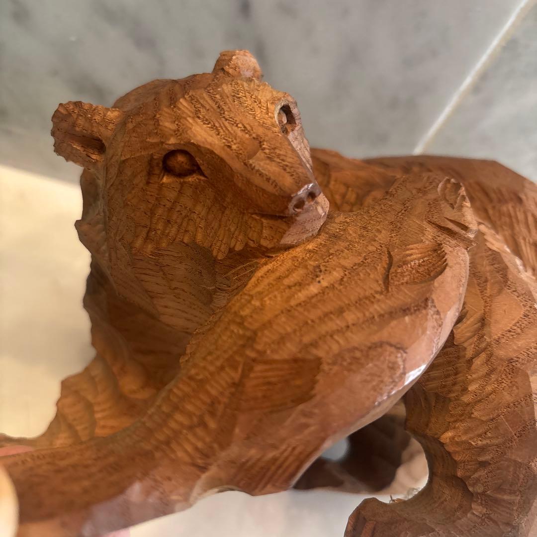 アイヌヴィンテージ　凛々しくスマートなお顔で雰囲気抜群のクマ