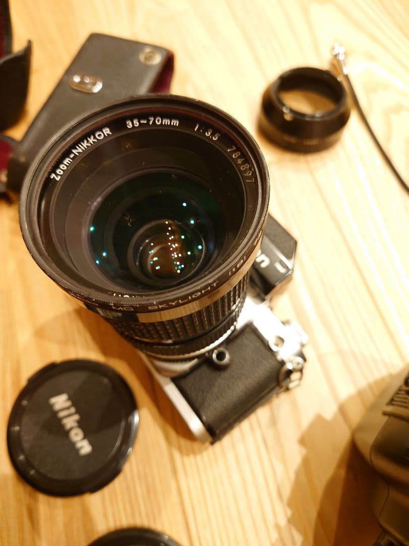 Nikon F2 カメラ レンズ ケース ストロボ付き