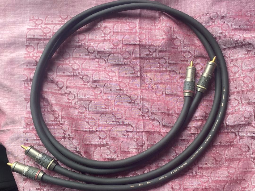 オーディオテクニカAT6A66/1mPCOCC+7Nペア RCAピンケーブル2本