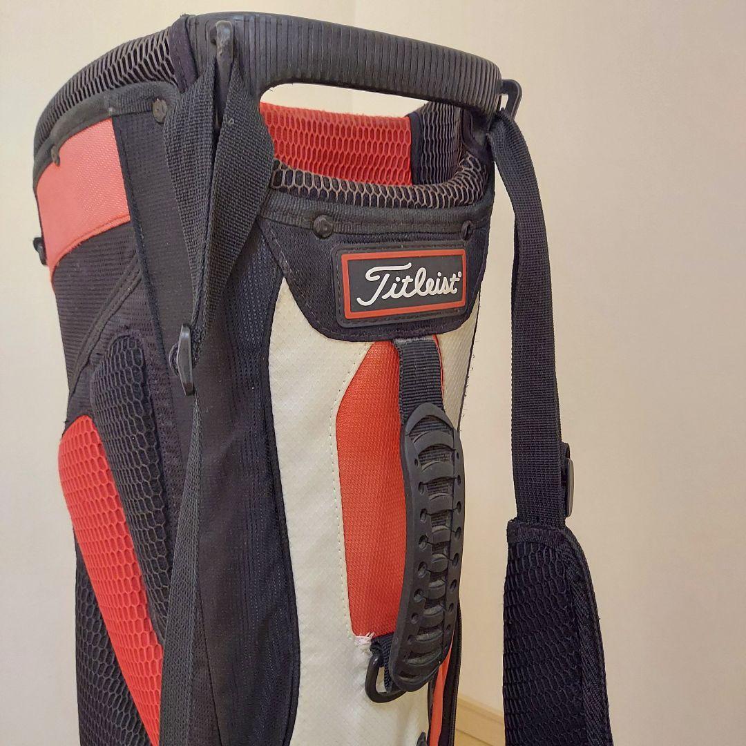 Titleist タイトリスト 軽量 キャディバック スタンド 白/黒/赤