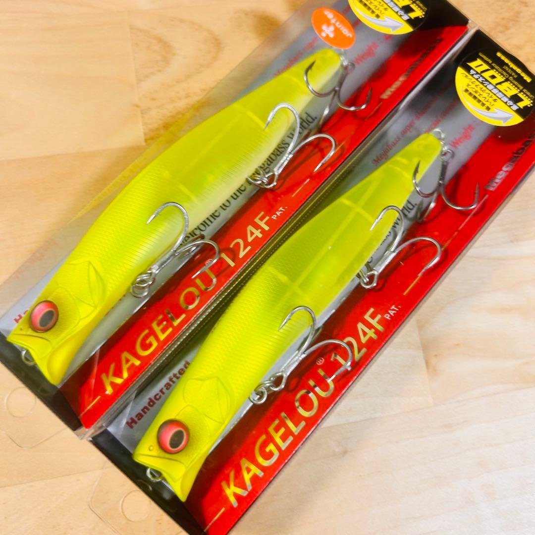 メガバス カゲロウ オリカラ 6個セット124F 100F オプティカルベイト