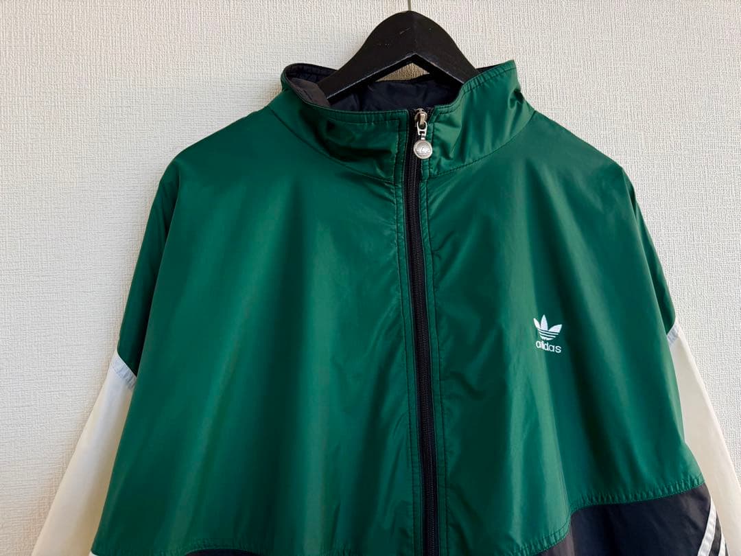 超スペシャル 常田大希着用 90s アディダス ナイロンジャケット L グリーン