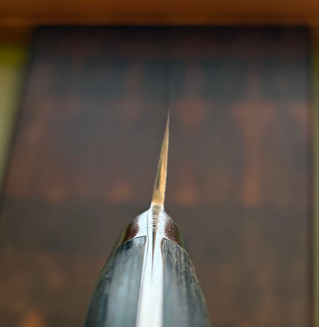 龍泉刃物　摩天楼　ダマスカス　筋引　270mm 包丁　越前打刃物　洋包丁