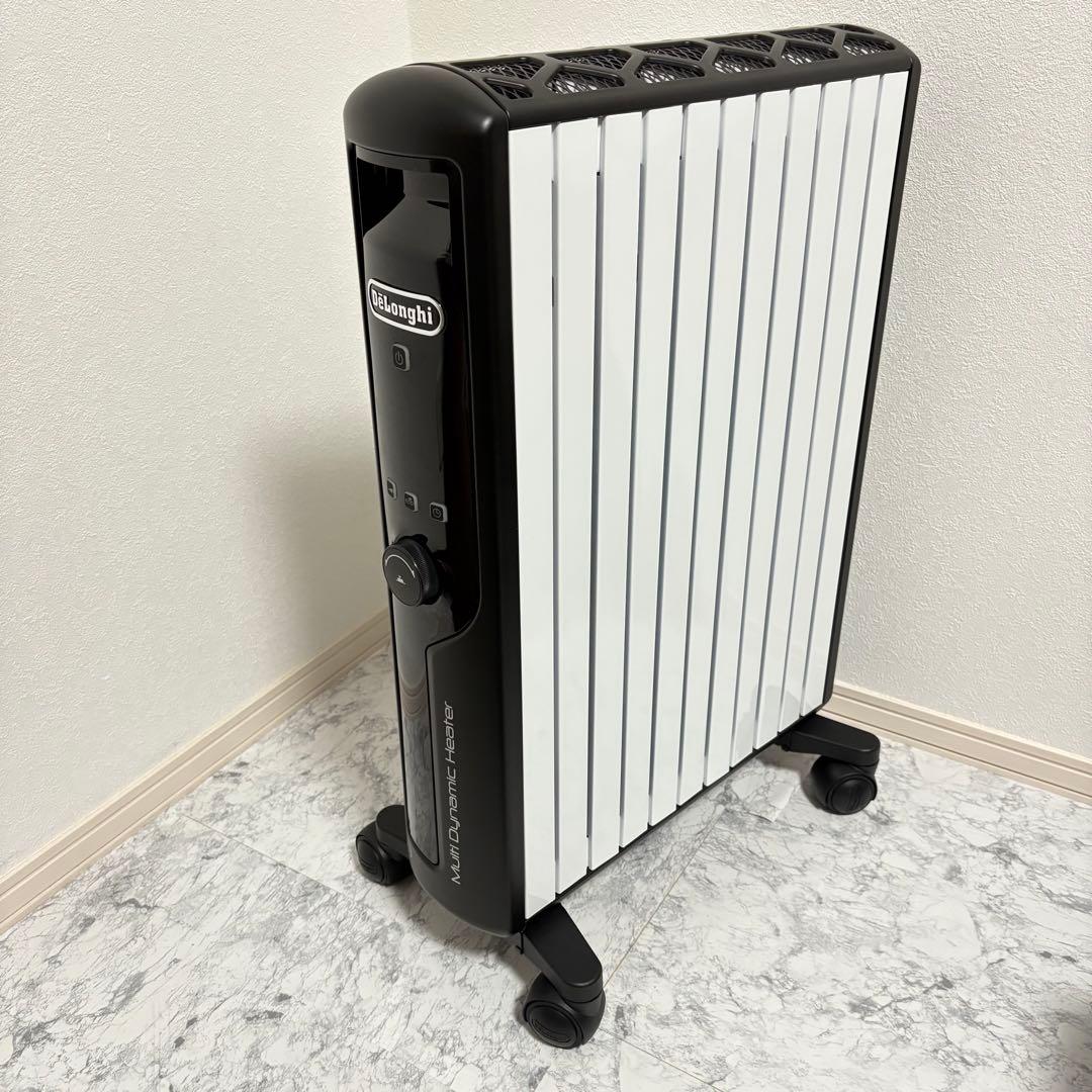 美品✨除菌済み✨リモコン未使用　デロンギ　ヒーター　ブラック　MDHU15-PB