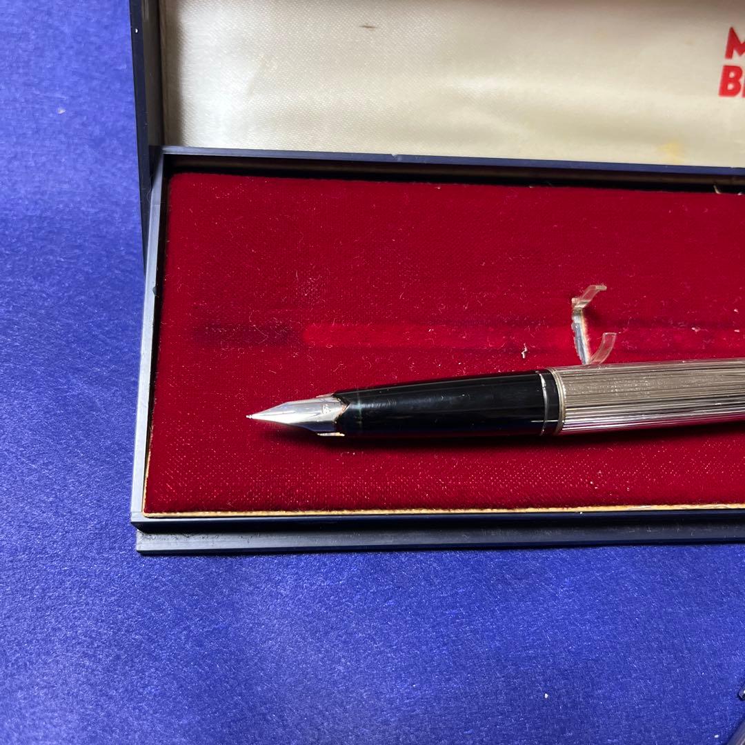 montblanc 126　925シルバー　万年筆　18k750　モンブラン
