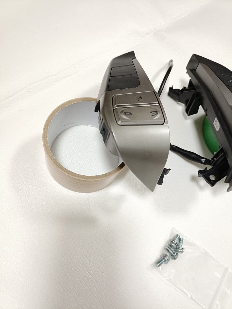 【LED打ち替え品】20ヴェルファイアアルファードステアリングスイッチホワイト白