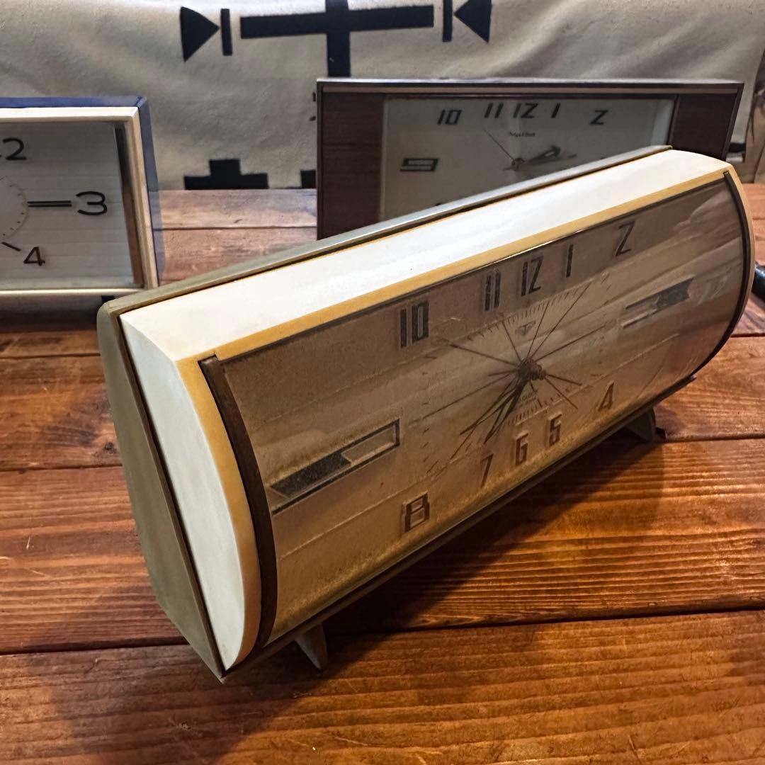 昭和レトロ　置き時計　時計　3台　ジャンク扱いです