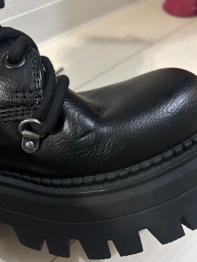 激レア　新品未使用　ZARA ボリュームレースアップブーツ　39 25 24.5