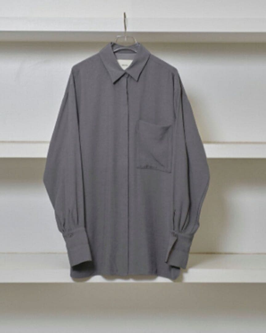 トップス todayful Backsatin Pocket Shirts