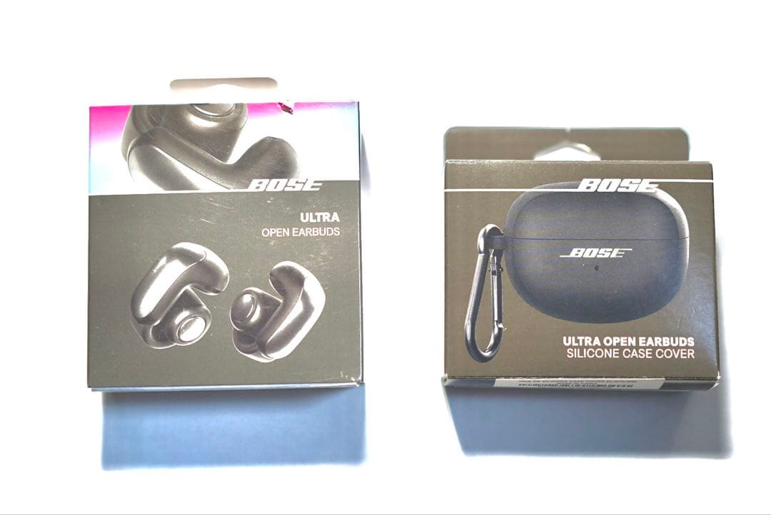 BOSE Ultra Open Earbudsブラック＋専用シリコンケースセット