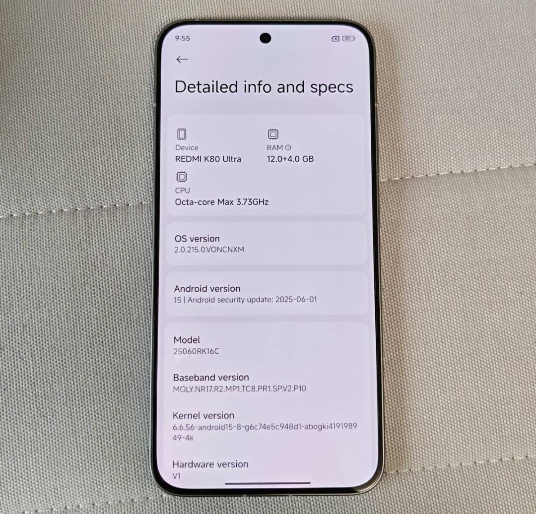 REDMI K80 Ultra CN版/12GB/256GB/9400/