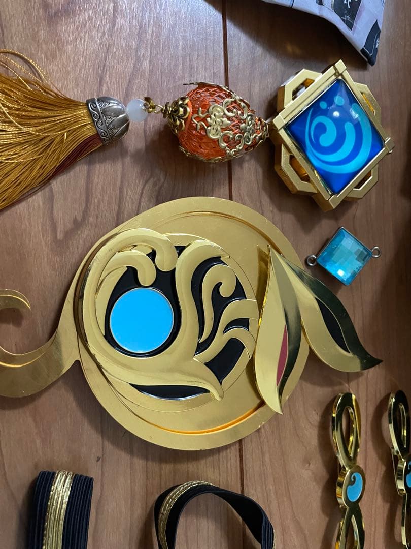 三分妄想 S 原神 行秋 コスプレ 衣装 フルセット セット済みウィッグ付き